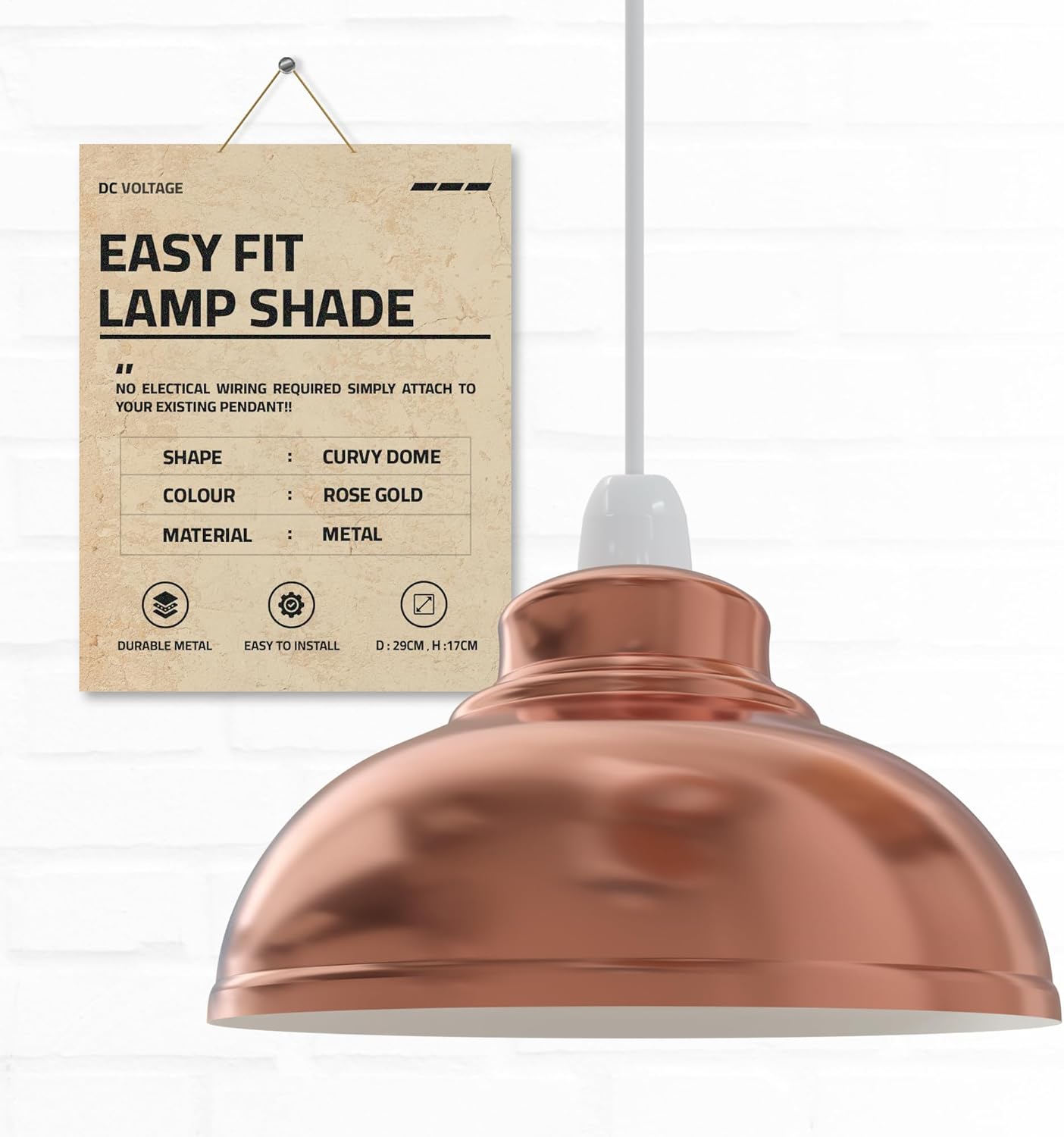 Retro Pendant Lamp Shades for Living Room ~ 2091-8