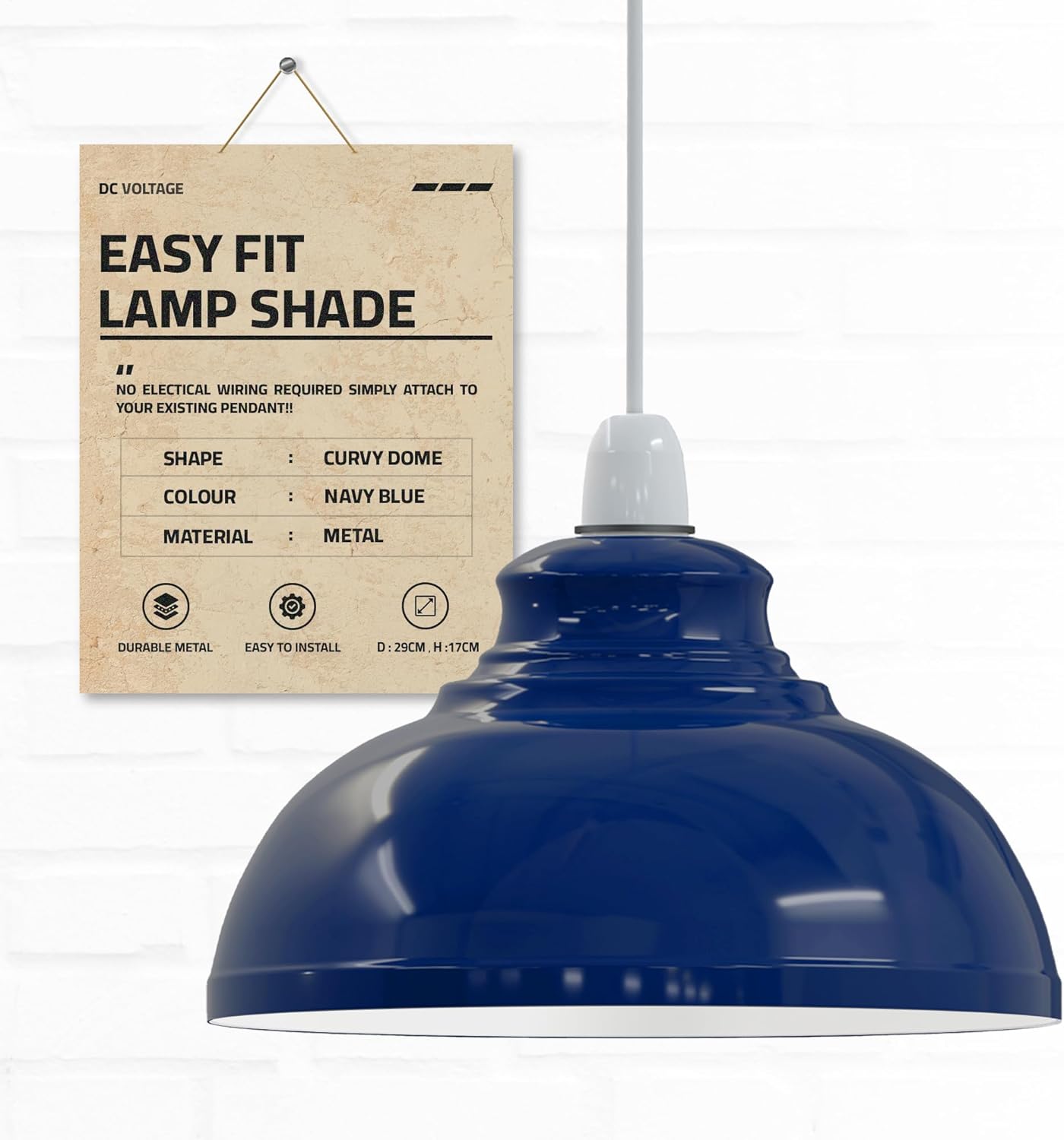 Retro Pendant Lamp Shades for Living Room ~ 2091-6