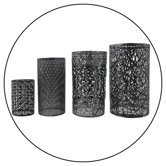 Easy Fit Metal Cage Lamp Shade 4 Type ~1023-0