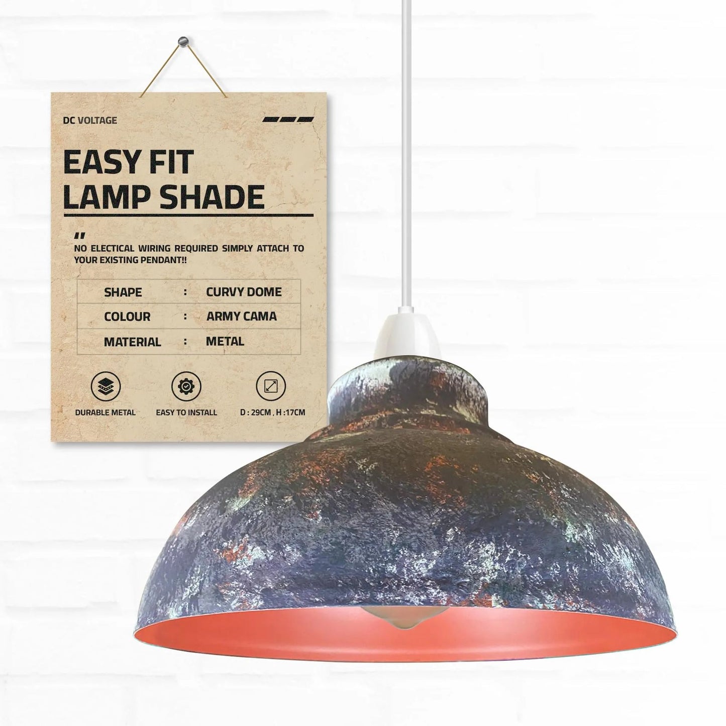 Retro Pendant Lamp Shades for Living Room ~ 2091-9